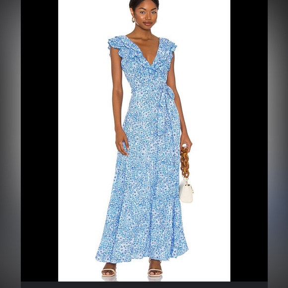 Poupette St Barth Dresses & Skirts - Poupette St Barth Della Midi Dress XS Viscose Revolve